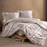 lenjerie de pat ranforce clasy king size (ravel)
