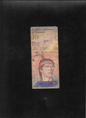 Venezuela 10 bolivari bolivares 2009 seria07105634 graffiti foto