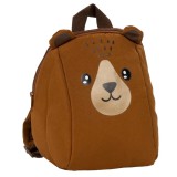 Rucsac Gradinita Copii Derform Urs Maro 25x21x11 cm, Ghiozdan Prescolari Baieti Fete, Spate Moale, Bretele Ajustabile, Material Calitativ