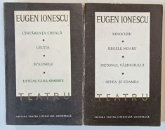 TEATRU , VOLUMELE I - II de EUGEN IONESCU , 1968 *EDITIE BROSATA foto