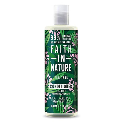 Balsam Natural Purifiant cu Tea Tree pentru Par Gras cu Matreata 400 mililitri Faith In Nature foto