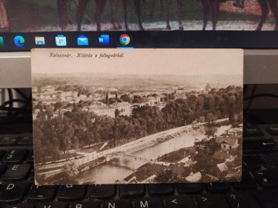 Cluj Kolozsvar, Kilatas a fellegvarbol, Vedere din cetate, 1917, 205 foto