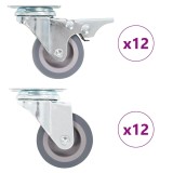 Cumpara ieftin Roti pivotante, 24 buc., 50 mm