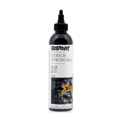 Tus Negru Tatuaj RADIANT Evolved 120ml - Zurich Strong Black foto