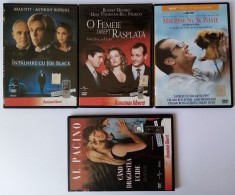 Brad Pitt Jack Nicholson Robert DeNiro Al Pacino Anthony Hopkins 4 DVD Ro F16 foto