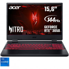 Laptop Gaming Acer Nitro 5 AN515-58 cu procesor Intel® Core™ i7-12650H pana la 4.70 GHz, 15.6, Full HD, IPS, 144Hz, 16GB, 512GB SSD, NVIDIA® GeForce R