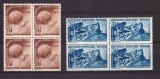 1949 - UPU serie in bloc de 4 neuzatat