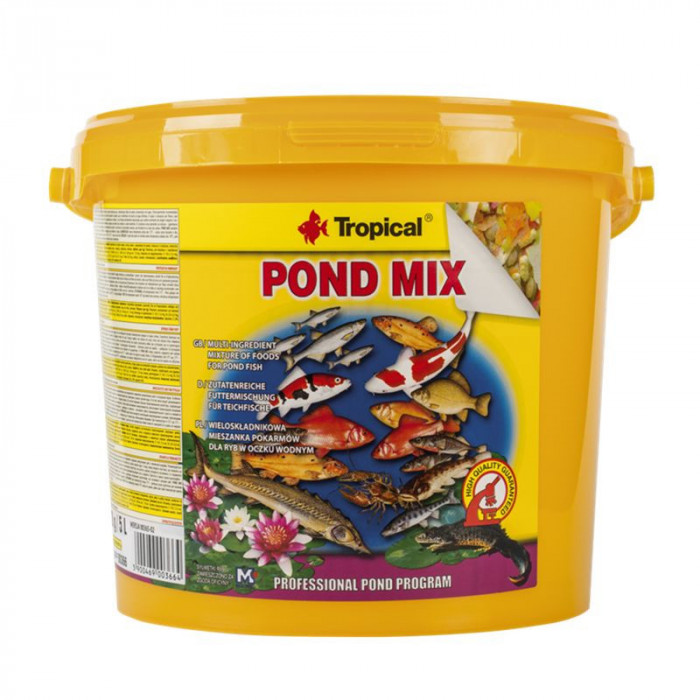 Hrană peşte TROPICAL Pond Mix 5L/800g