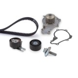 Kit distributie + pompa apa Citroen Berlingo, C2, C3, C4, C5, Jumpy, Xsara Picasso; Fiat Scudo; Ford C-Max, Fiesta V, Focus II, Fusion; Mazda 2, 3; M, Gates