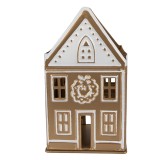 Cumpara ieftin Candela Craciun Casuta metal 12x11x22 cm
