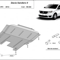 Scut motor metalic Dacia Sandero II 2013-2020