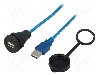 Conector {{Tip conector}}, piuli&amp;#355;a din spate, pt. montare pe panou, ENCITECH - 1310-1018-02