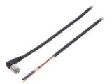 Cablu de conectare M8 4 pini unghi 5m PVC