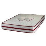Set Saltea ortopedica, cu arcuri, Roza Super Lux Ortopedic 140x190x25cm, fermitate mediu spre tare, plasa de arcuri Bonell, fara vara-iarna, banda de