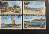 PC211 - Grenadines of St. Vincent 1977, Peisaje/ Insula CANOUAN, serie MNH, 4v, Nestampilat