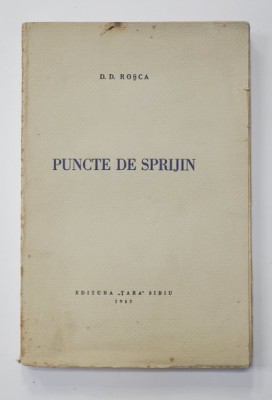 PUNCTE DE SPRIJIN de D. D. ROSCSA - SIBIU, 1943 foto