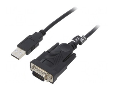 Convertor USB-RS232 D-Sub 9 pini USB A 1,5m foto