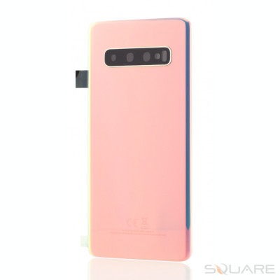Capac Baterie Samsung S10, G973F, Flamingo Pink foto
