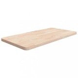 vidaXL Blat de baie, 80x40x2,5 cm, lemn masiv netratat