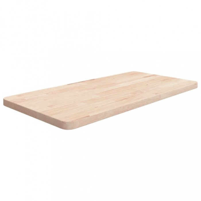 vidaXL Blat de baie, 80x40x2,5 cm, lemn masiv netratat
