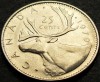 Moneda 25 CENTI - CANADA, anul 1979 * cod 239 C, America de Nord