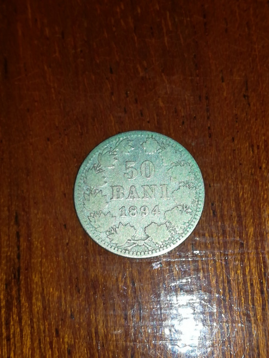 50 de bani 1894 argint