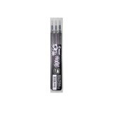 Pachet 12 buc set 3 Rezerve Roller Frixion Ball Pilot 0.7 mm varf mediu Rezerva roller Pilot Frixion Ball 0.7 mm 3 bucati/set negru