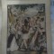 Ziarul Veselia : HORA UNIRII TUTUROR ROMANILOR - gravura, 1906