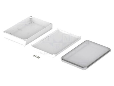 Carcasă desktop BOPLA BoVersa policarbonat albă 185x275x73mm IP66/IP68 foto
