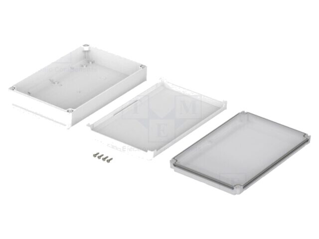 Carcasă desktop BOPLA BoVersa policarbonat albă 185x275x73mm IP66/IP68