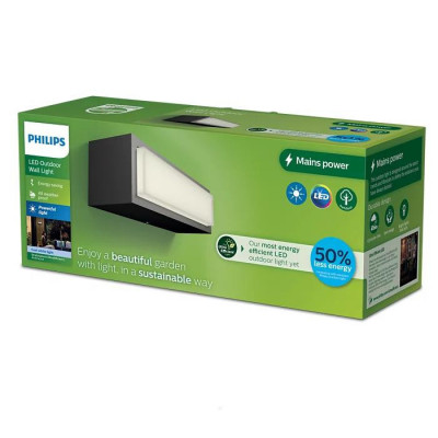 Aplica LED pentru exterior Philips STRATOSPHERE, 3.8W, 800 lm, lumina neutra foto