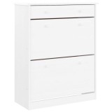 Cumpara ieftin Pantofar ALTA, alb, 77x35x96 cm, lemn masiv de pin