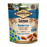 Carnilove Dog Crunchy Snack Salmon cu afine și carne proaspătă 200 g, Brit