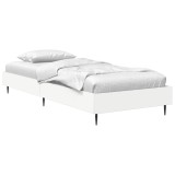 vidaXL Cadru de pat Alb 80 x 200 cm Lemn prelucrat 8009044
