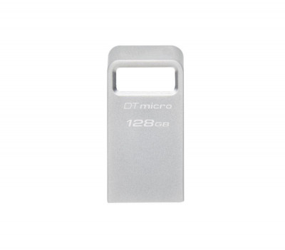 USB Flash Drive Kingston 128GB Data Traveler Micro, USB 3.2 Gen1, Metalic foto