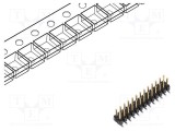 Conector SAMTEC şiruri pini tată PIN 26 2,54mm aurit SMT