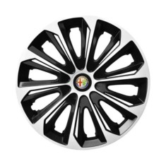 Set 4 capace roti Extra strong silver R14 Compatibil Cu Alfa Romeo