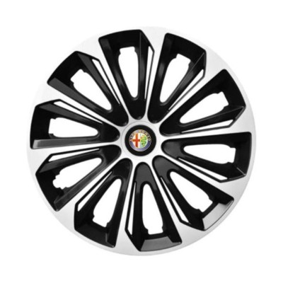 Set 4 capace roti Extra strong silver R14 Compatibil Cu Alfa Romeo foto