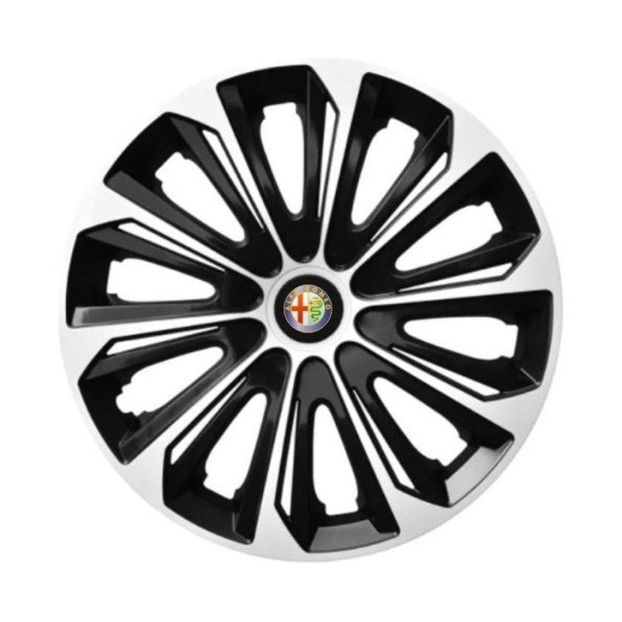 Set 4 capace roti Extra strong silver R14 Compatibil Cu Alfa Romeo