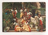 FA122 -Carte Postala- SIRIA - Folkloric group in Azem Palace, circulata