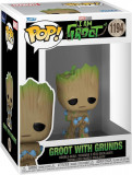 Figurina - Pop! Marvel - Guardians of the Galaxy - Groot With Grunds | Funko