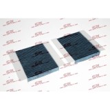 Filtru habitaclu anti-fum Alfa Romeo 147 (937 ), 156 (932 ), 156 Sportwagon (932 ), Gt (937 ), Filtru carbon activ; cu efect antibacterian; absorbant