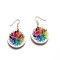 cercei lemn multicolor 41829