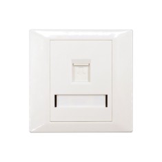 Faceplate Keystone RJ45,86x86, 1 port, EMTEX, &quot;EMT-FP8686-1&quot;