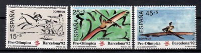 Spania 1991 - Jocurile Olimpice - Barcelona &amp;#039;92, MNH foto