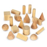 Forme geometrice din lemn (set 19)