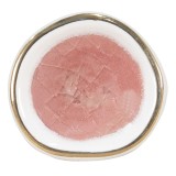 Cumpara ieftin Buton mobilier ceramica alba roz 4x4x7 cm