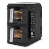 Friteuza dubla cu aer cald cu 2 cosuri ZASS ZAF 16 ProDesign DailyAppliances