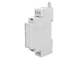 Carcasă pentru șină DIN ABS gri 90,2mm x 18,1mm x 57,5mm