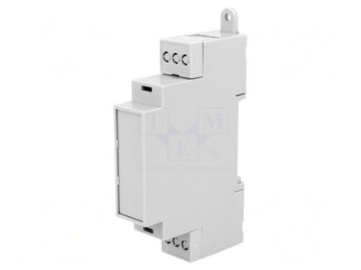 Carcasă pentru șină DIN ABS gri 90,2mm x 18,1mm x 57,5mm foto